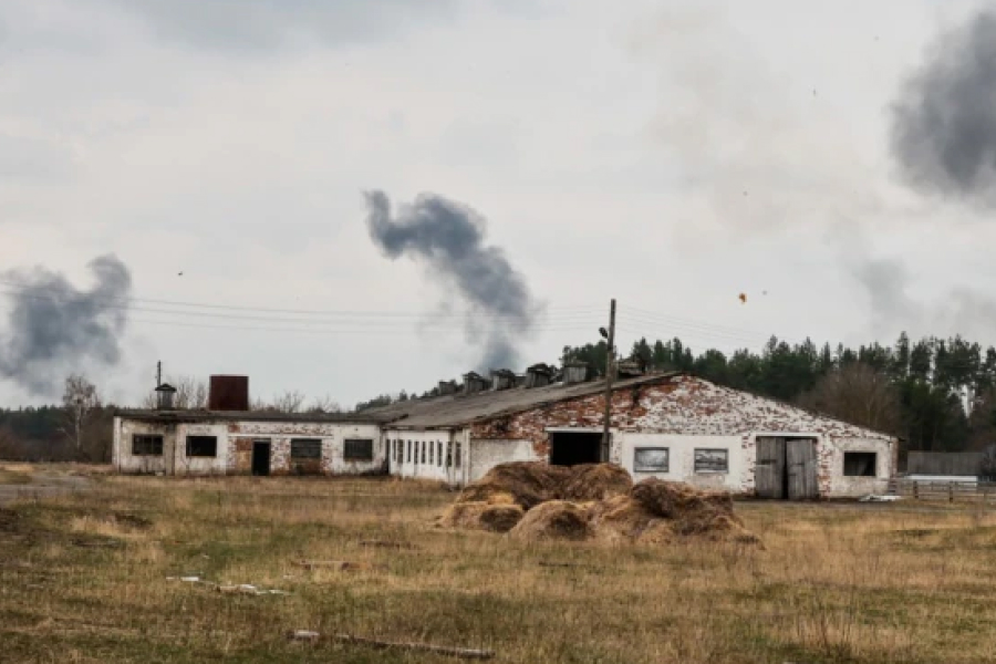 На Київщині окупанти знищили село