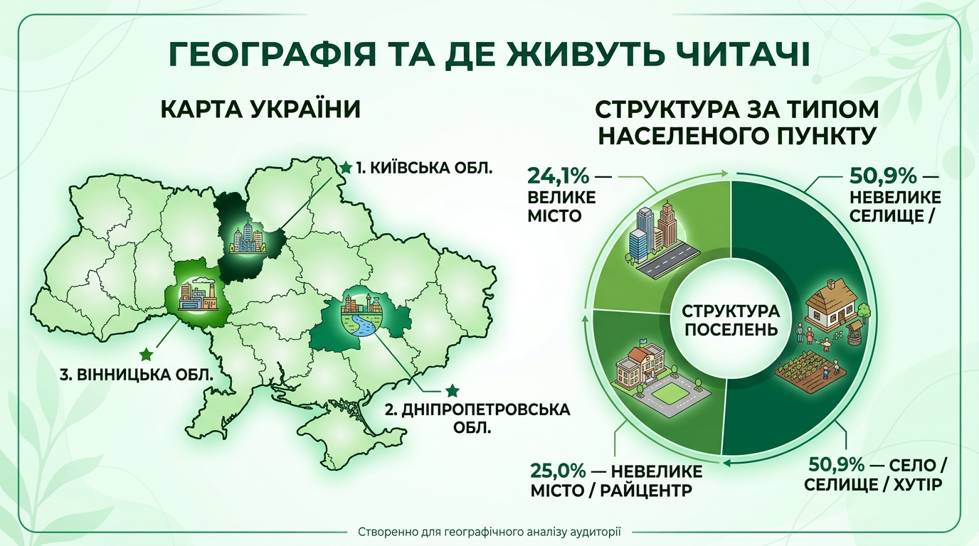 Географія читачів Zemliak.com