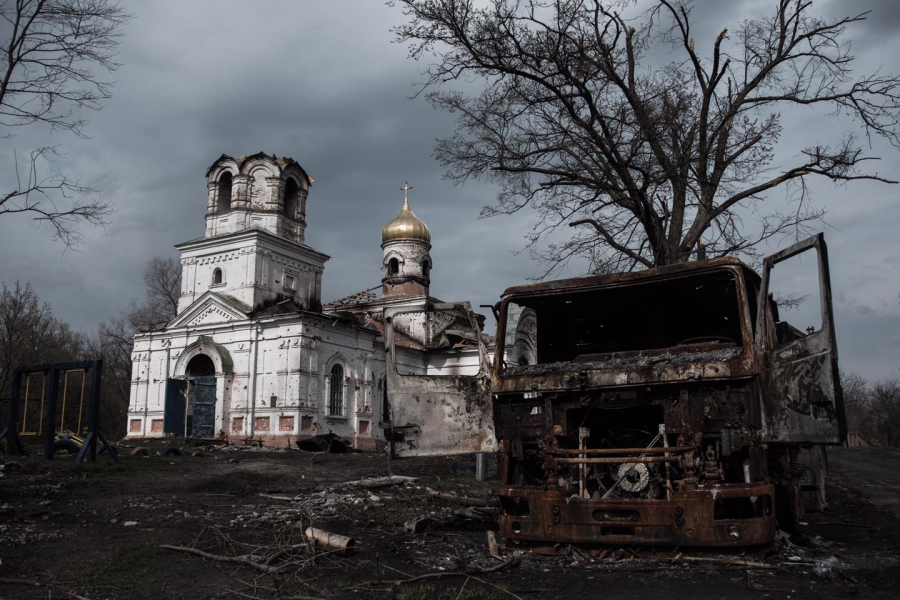 Війська рф розгромили сільську церкву під час окупації