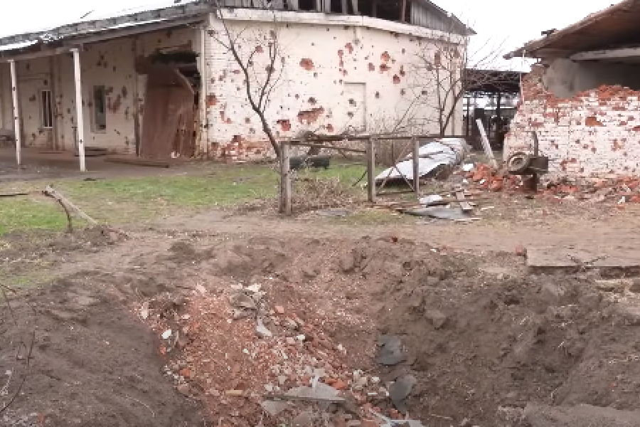 У селі Анисів росіяни двічі бомбили ферму