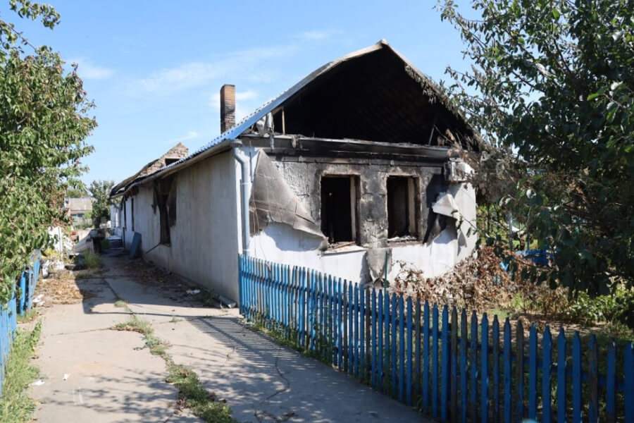 Будинок після окупації Станіславської громади