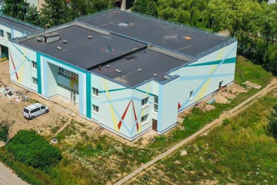 На Львівщині в селі будують спортивний комплекс 