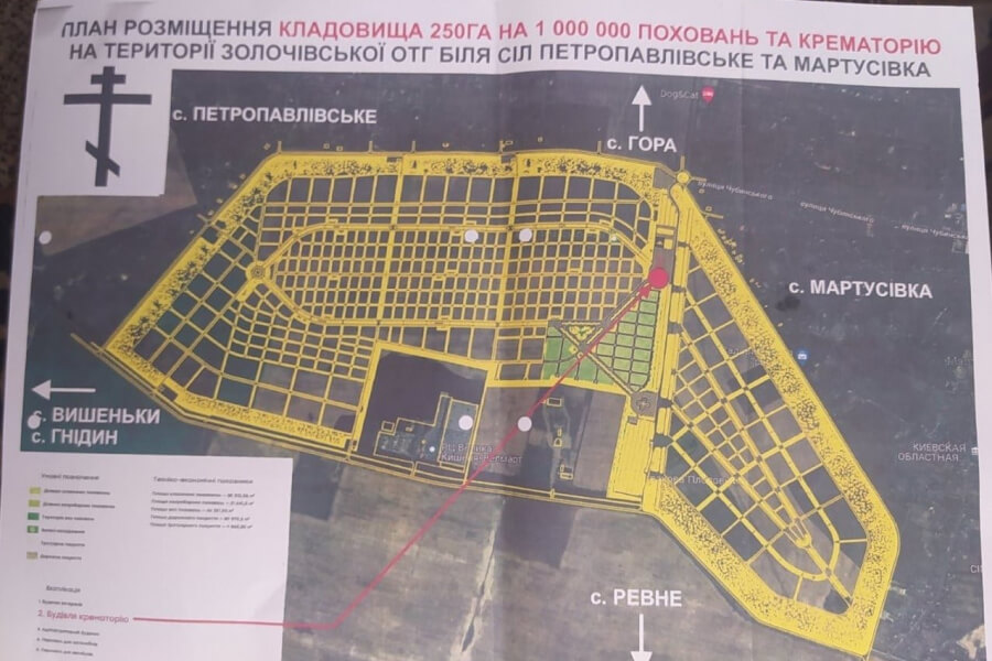 Біля села на Київщині планують збудувати крематорій
