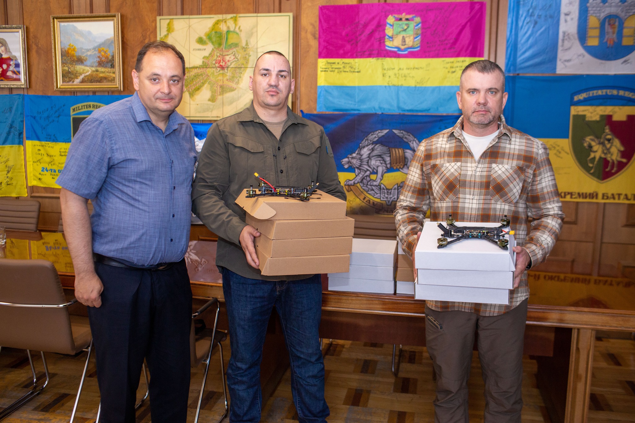 Мер Франківська Руслан Марцінків із військовими
