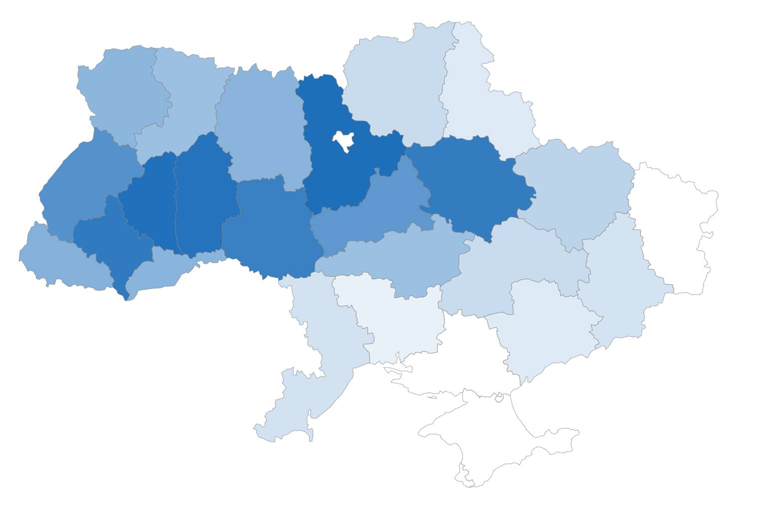 Ціни на землю в регіонах