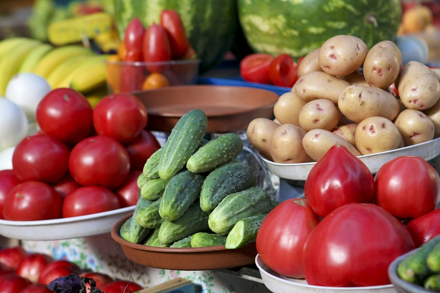 Овочі на ринку
