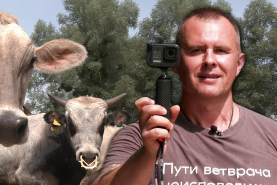 Михайло Травецький, Фермер-блогер, відроджує стародавню породу корів